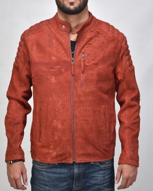 Fiery Leather Jacket