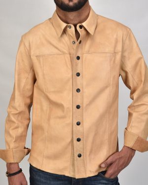 Dunk leather shirt