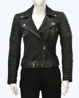Sarah Femme Fatale ( Biker Leather Jacket )